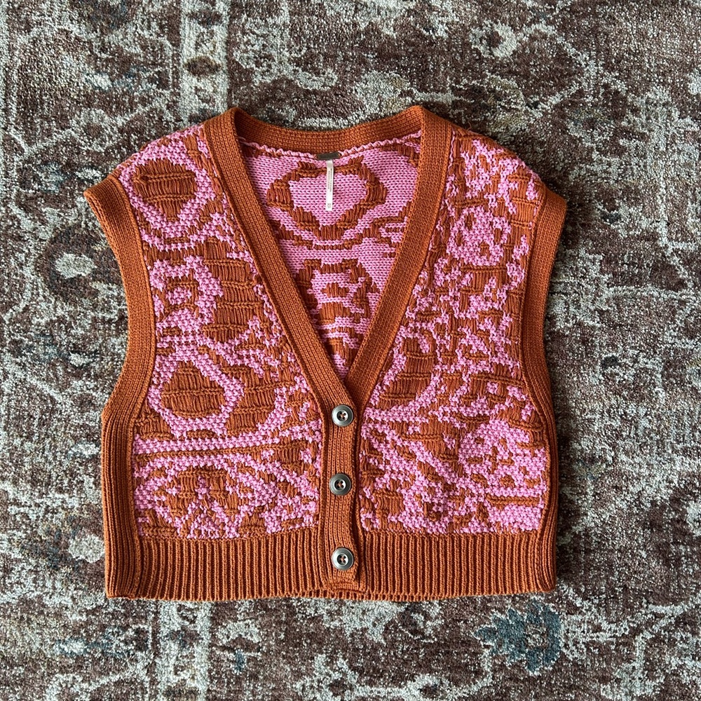 Free People Knit Vest XS